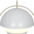 Lampa wisząca  z mosiężnym pierścieniem i białym metalowym kloszem Tavia NO2412353001 - Nordlux